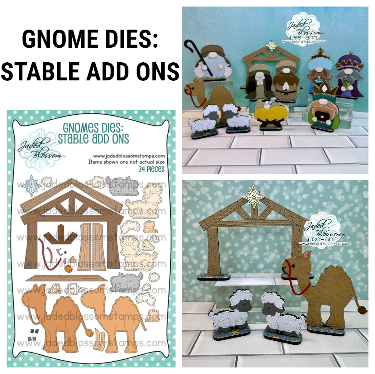 

2025 November GNOME DIES: STABLE ADD ONS Die Metal cutting Dies DIY Scrapbooking Holiday Diary Greeting card Decoration Template