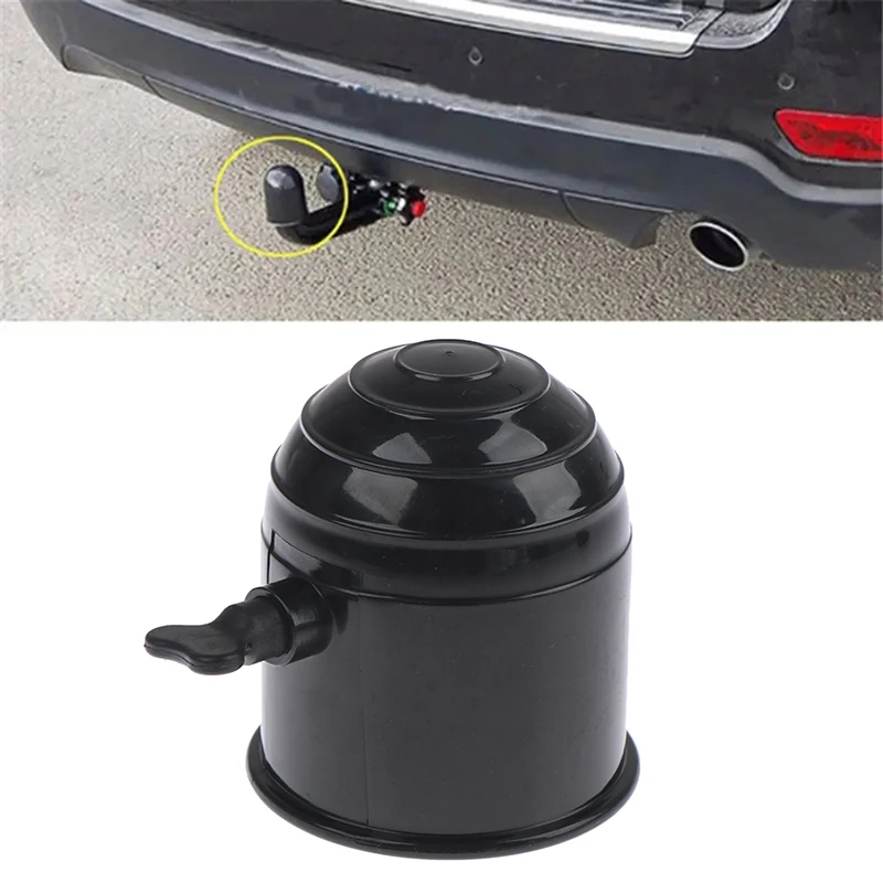 

Tow Bar Ball Cap Trailer Hitch Balls Cover Weatherproof Universal Plastic With Knob For RV For Trucks For Boat