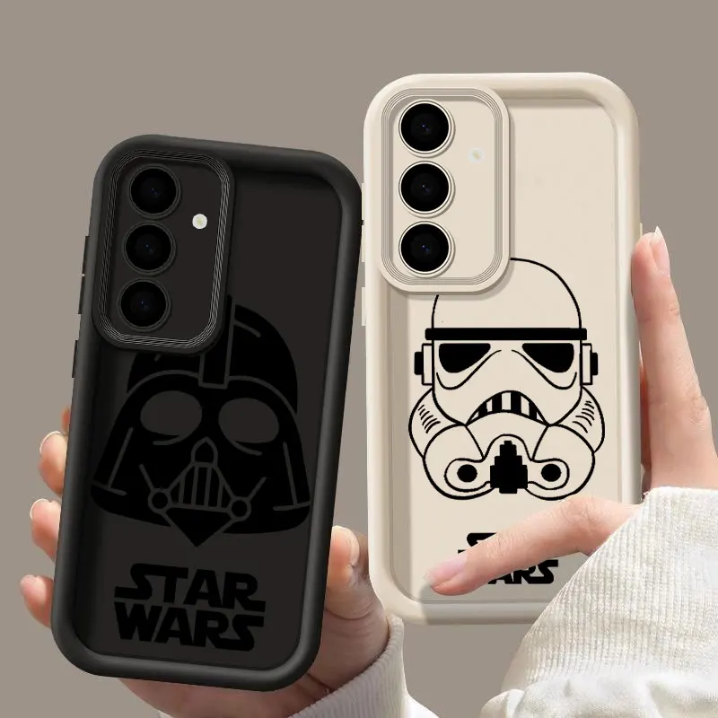 

S-Stars-Wars Stormtrooper Helmet Fundas For Samsung Galaxy S26 S25 S24 S23 S22 Plus S21 Ultra S20 FE Case S26Ultra Phone Cover