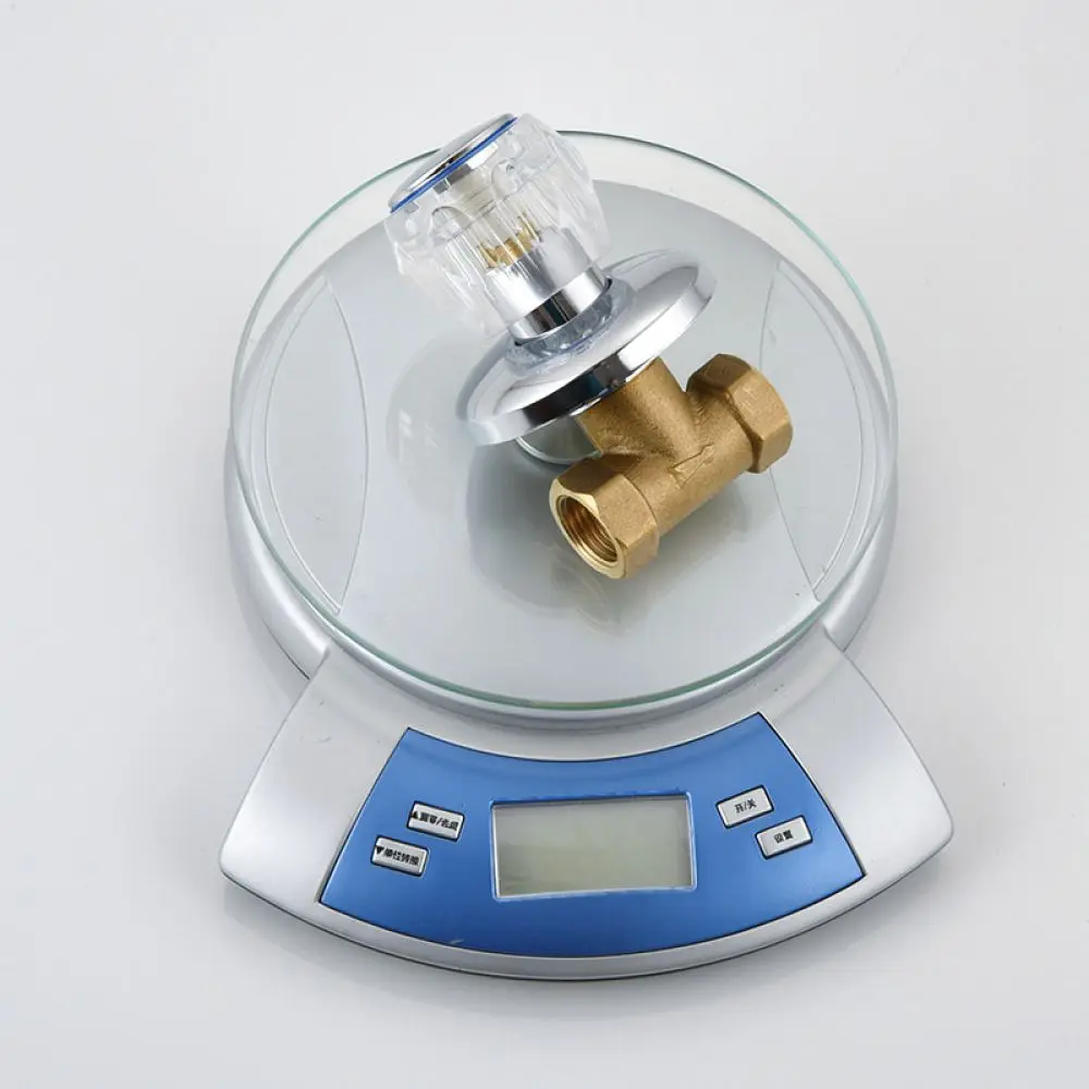 High Quality Copper Concealed Stop Valve In Wall Installation Bathroom Shower Pipe Water Control Switch