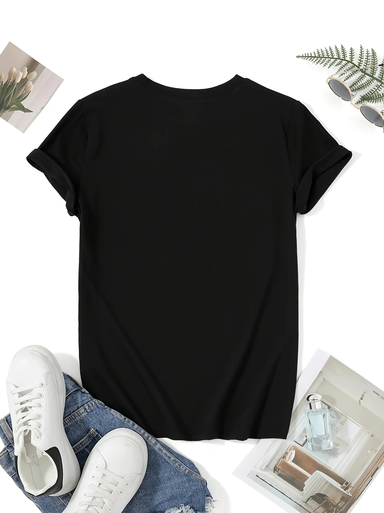 Bat Wave Bat Silhouette Ghost Pumpkin Halloween T-Shirt Women's Casual Crew Neck Short Sleeve T Shirt Gothic Y2k Tops Clothes