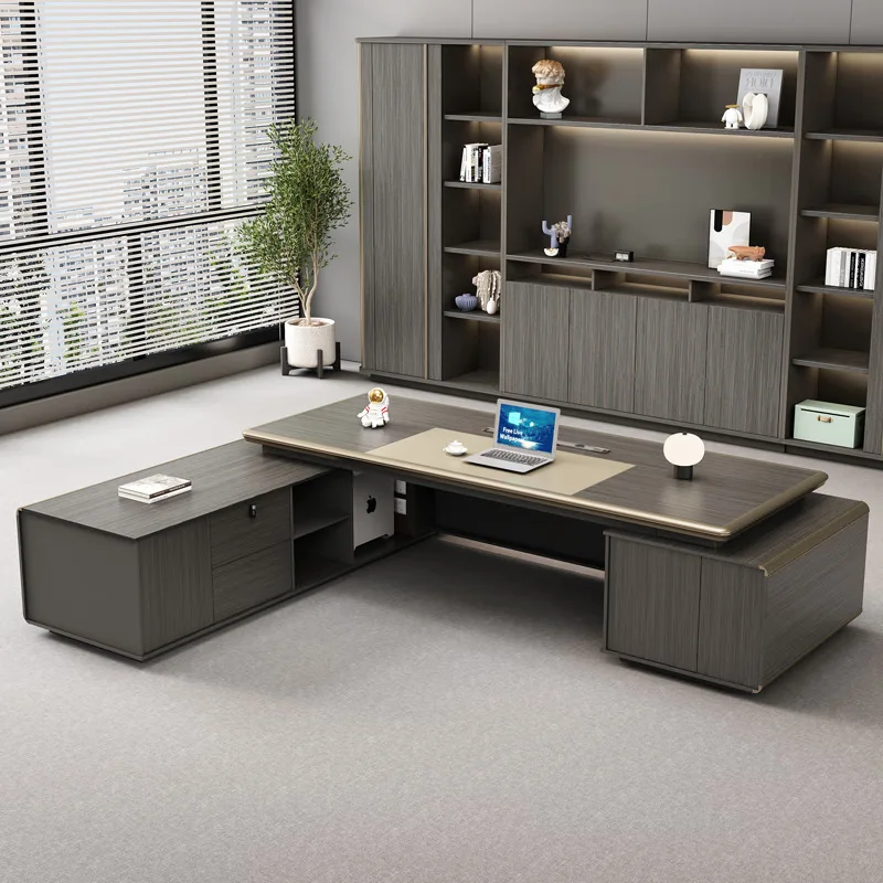 

Boss President Chair Person's Senior Manager Офисный стол и стул Комбинация большого класса