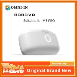 BOBOVR Battery Pack Replacement Spare Battery for M2 M3 Pro 5200mAh Power Increase 3 hrs Time for Quest 3 Magnetic connection