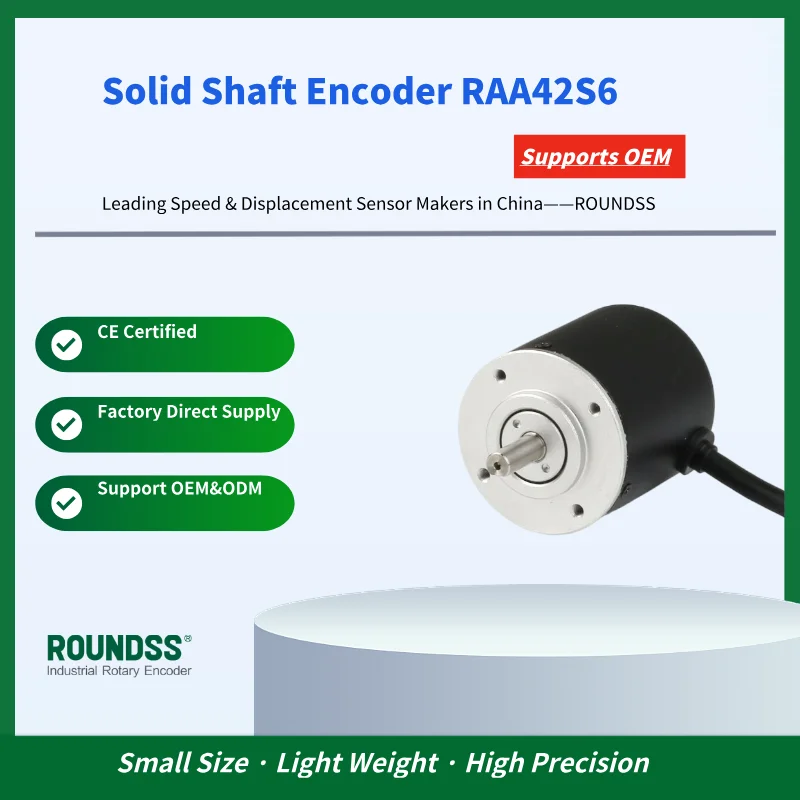 

2026 RAA42S6 46mm Photoelectric Single-turn Absolute Encoder with SSI/CANopen/RS485 8-bit Resolution 1000 RPM