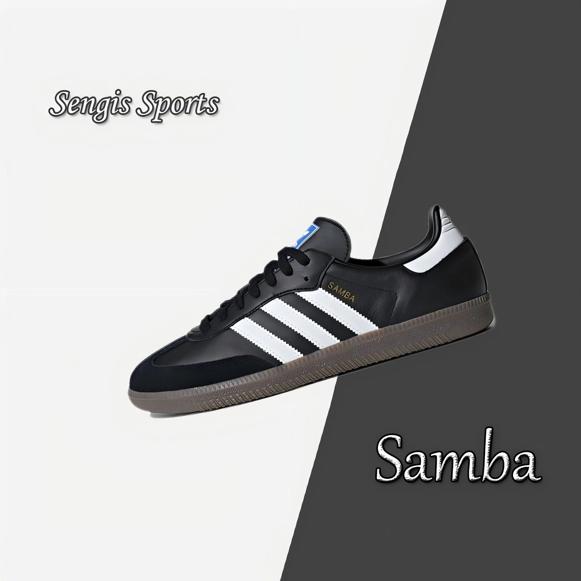 

Adidas new listing Samba OG low top plate shoes simple comfortable casual shoes black and white color matching