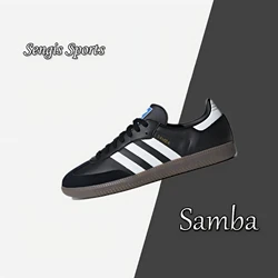 Adidas nova listagem Samba OG sapatos de cano baixo simples e confortáveis sapatos casuais preto e branco combinando com cores