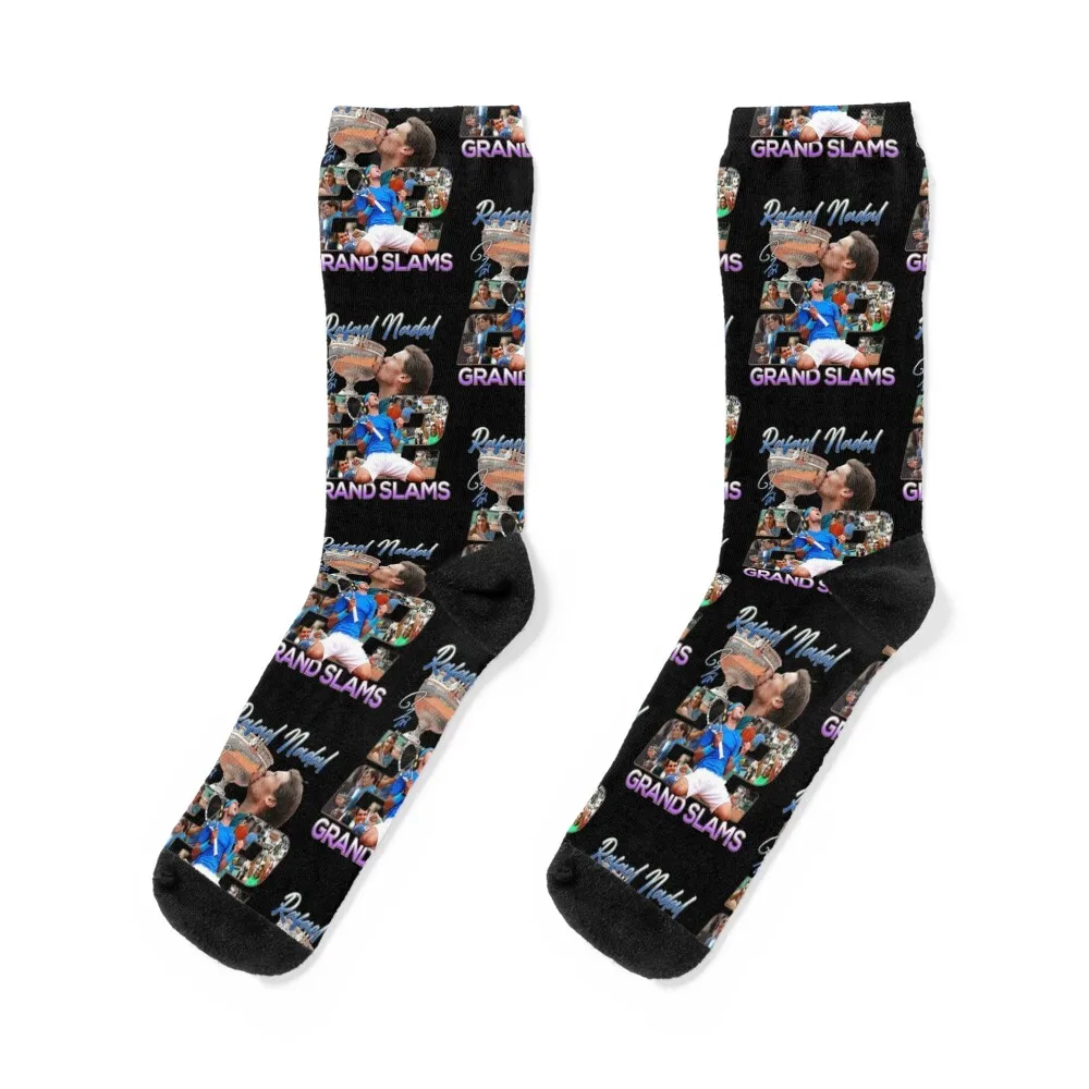

Rafael 22 grand slam Socks happy Rugby funny gifts cycling Mens Socks Women's