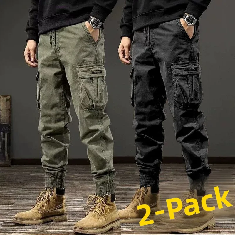Men's Summer Work Pants Loose Fit Trousers Thin Casual Loose Workwear Trousers Wear Resistant Dirt Proof Loose Leggings