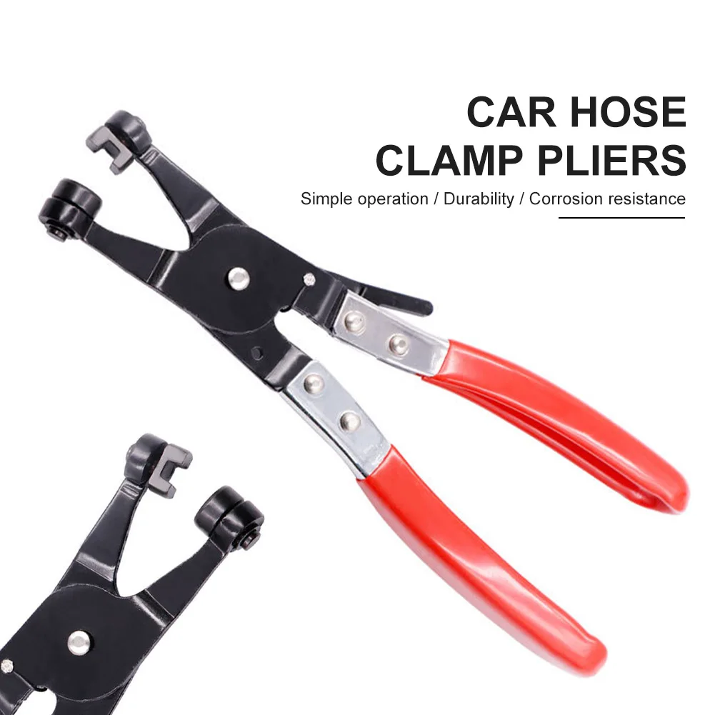 

1Pc Flat Hose Clamp Pliers Puller Car Lock Hose Clamp Pliers Swivel Flat Water Pipe Hose Flat Belt Ring Installation Removal Kit