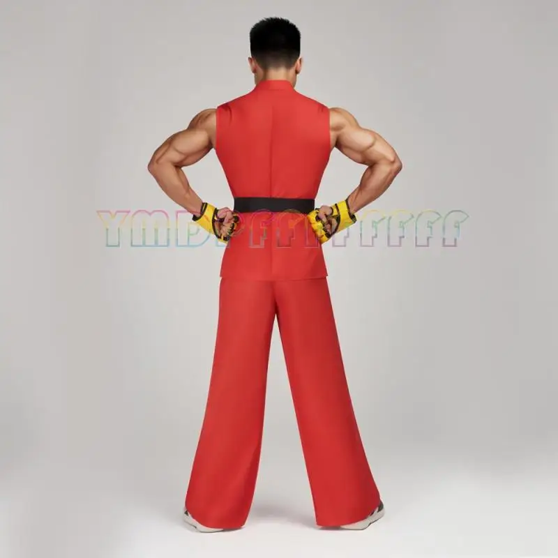 Anime spot current fighters Ken cosplay game Street Fighter Longsheng Dragon Fist full set of clothes white red set including gl view 5