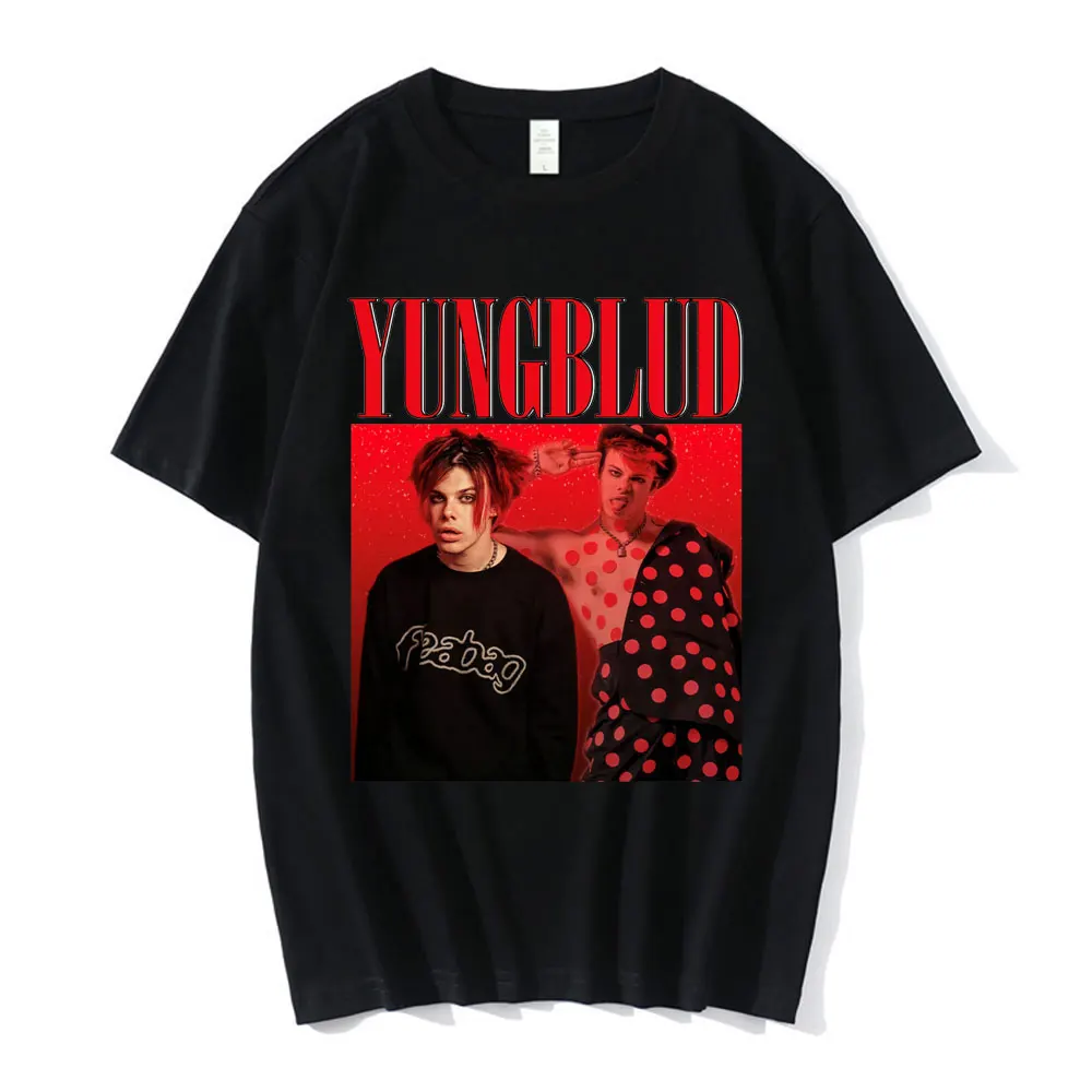 

Singer Yungblud Printed Short-sleeved Men's Women's T-shirt Unisex Short-sleeved Streetwear Fashion Harajuku T-shirts Oversized