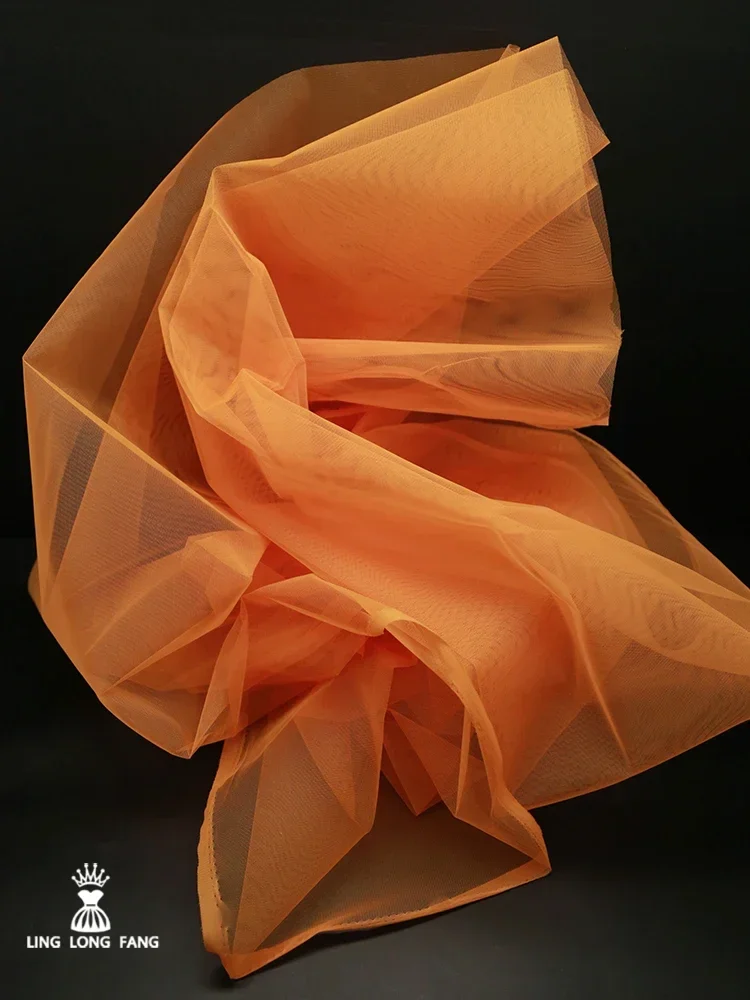 

Extra Hard Mesh Fabric Fluffy Skirt Support Stage Decoration Fashion Designer Fabrics Cloth Diy Sewing By Meters Material