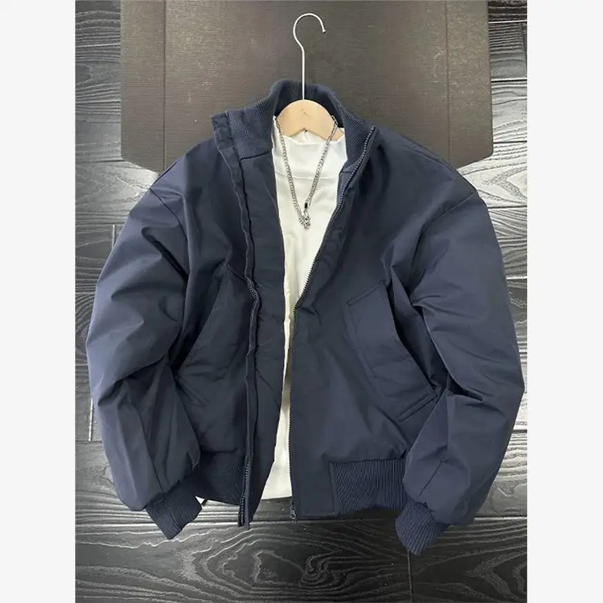 

Olive een Хлопковое мужское зимнее пальто с воротником-стойкой Flight Jaet Vibe Silhouette ort Хлопковое пальто Американская рабочая одежда Sle