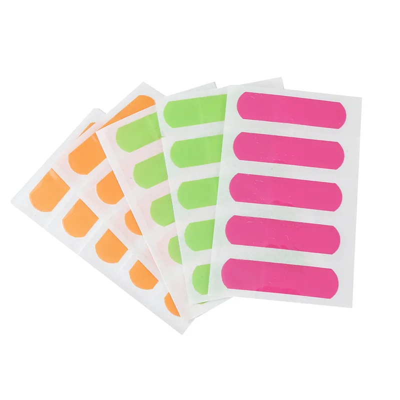

10pcs Candy Colored Cartoon Waterproof Wound Dressing Wound Hemostasis Foot OK Bandage Cute Bandaids Emergency