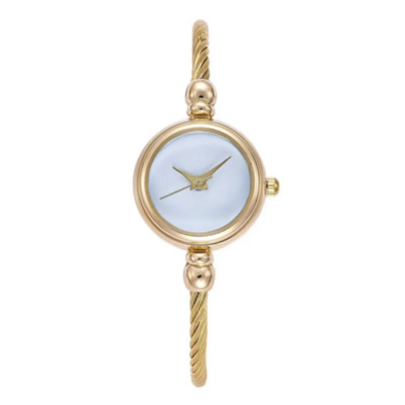 Pequeños relojes de oro Para Mujer, pulsera de lujo, relojes de pulsera de cuarzo Para Mujer, Reloj informal Para Mujer