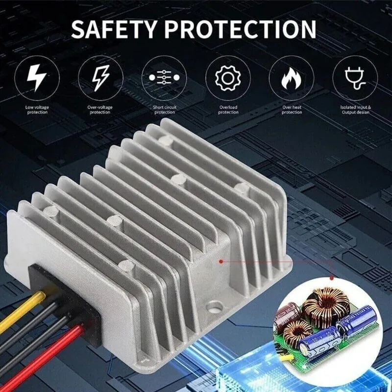Step Down DC 20V to 12V Converter for Black Decker 20V Battery Adapter Power 10A 120W Inverter for DIY Power Wheel Converter et 3
