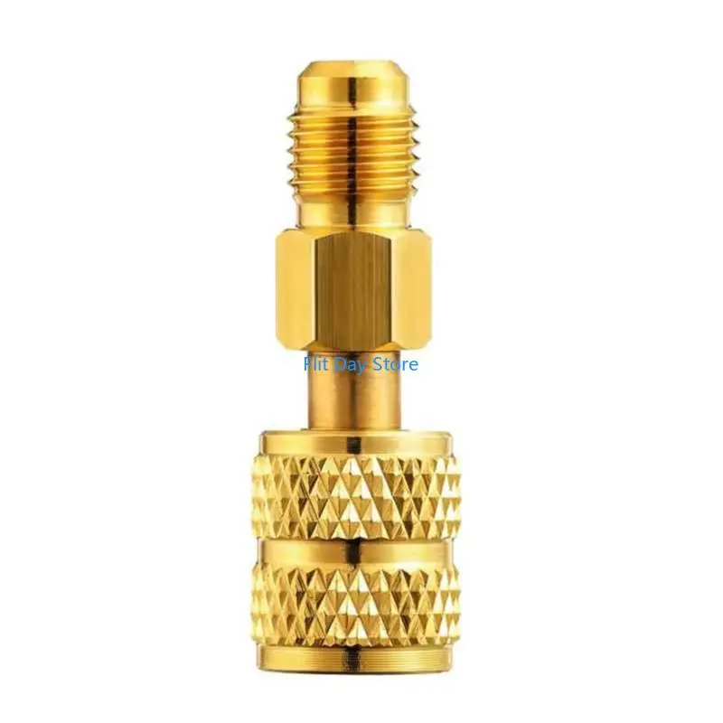 F92C Professional R410A Charging Vacuum Port Adapter Metal For Mini Split