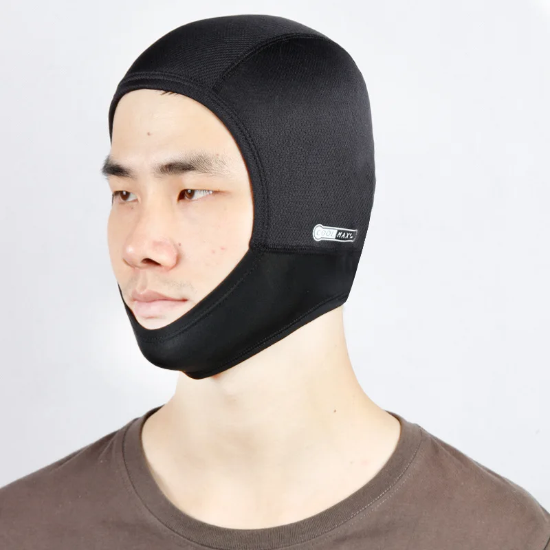 Motorcycle Helmet Lining Cap Breathable Quick-drying Mask Sunscreen Sweat Absorption Anti-odor Cold Feeling Hat Summer