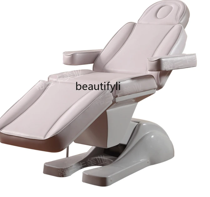 Full Electric Beauty Bed Tattoo Embroidery Body Surgery Bed Lifting and Foldable Moxibustion Therapy Chair