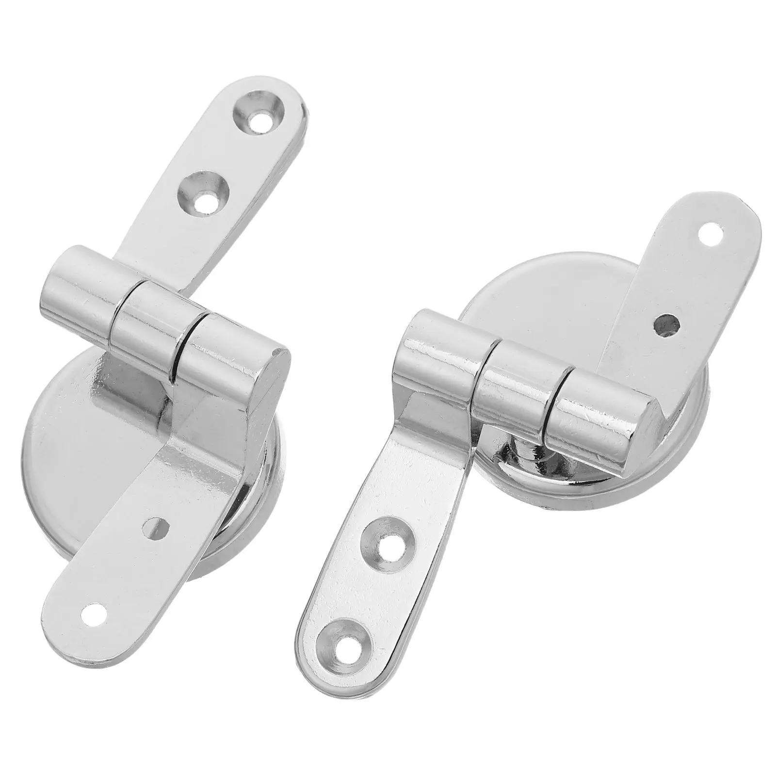 

1Set Premium Zinc Alloy Toilet Seat Hinge Set Heavy Duty Rustproof Corrosion Resistant Strong Load Bearing for All Toilet Styles
