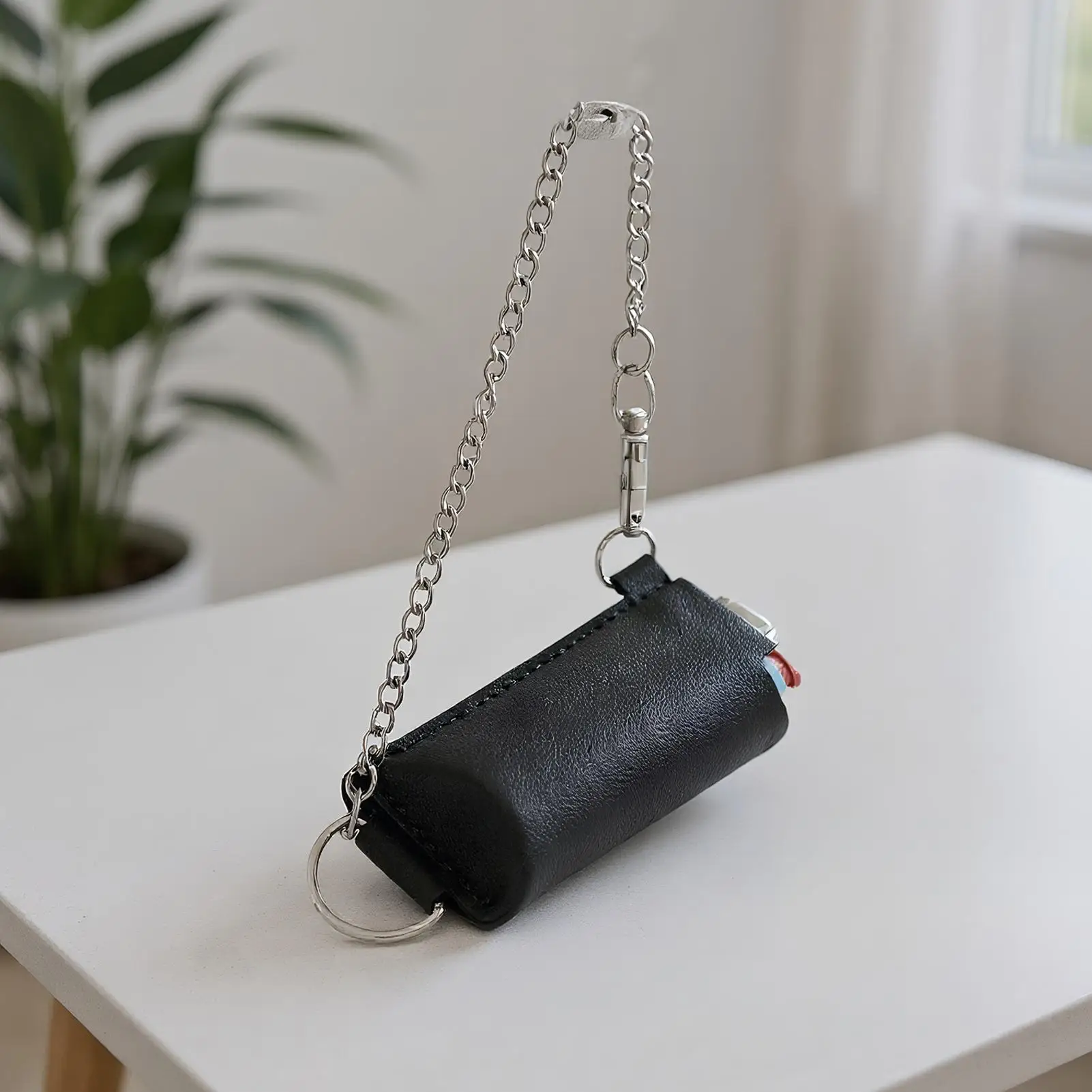 

Personalizeds Key Holder Case PU Leather Protective Sleeve For Keys, Customizable Gift For Birthday Christmas Her Him