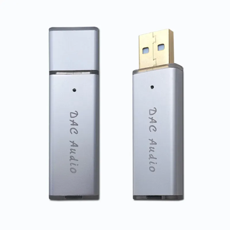 USB Mini Portable DAC Decoder Headphone Amplifier HIFI Fever External Sound Card CH32V307 + ES9018K2M