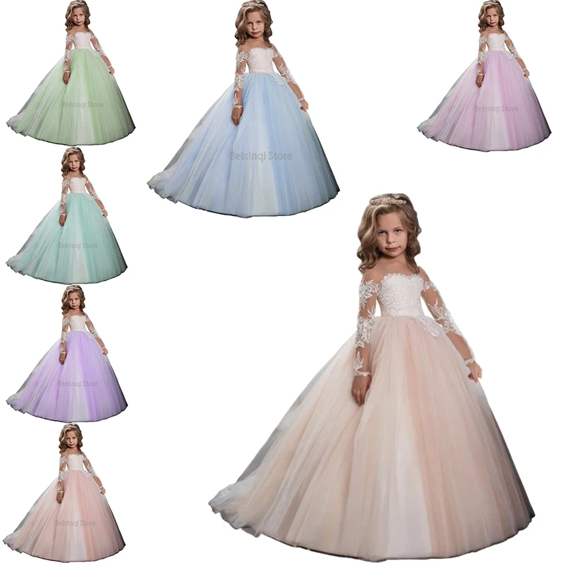 Robe de princesse pour filles de 12 à 14 ans, tenue de Rhpour enfants