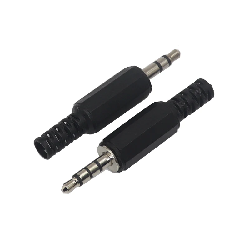 【20-5PCS】3.5mm Audio Male Plug 3.5 Jack 2,3,4 Sections Balance Plug FOR Microphone Headphone Connector Audio Plug
