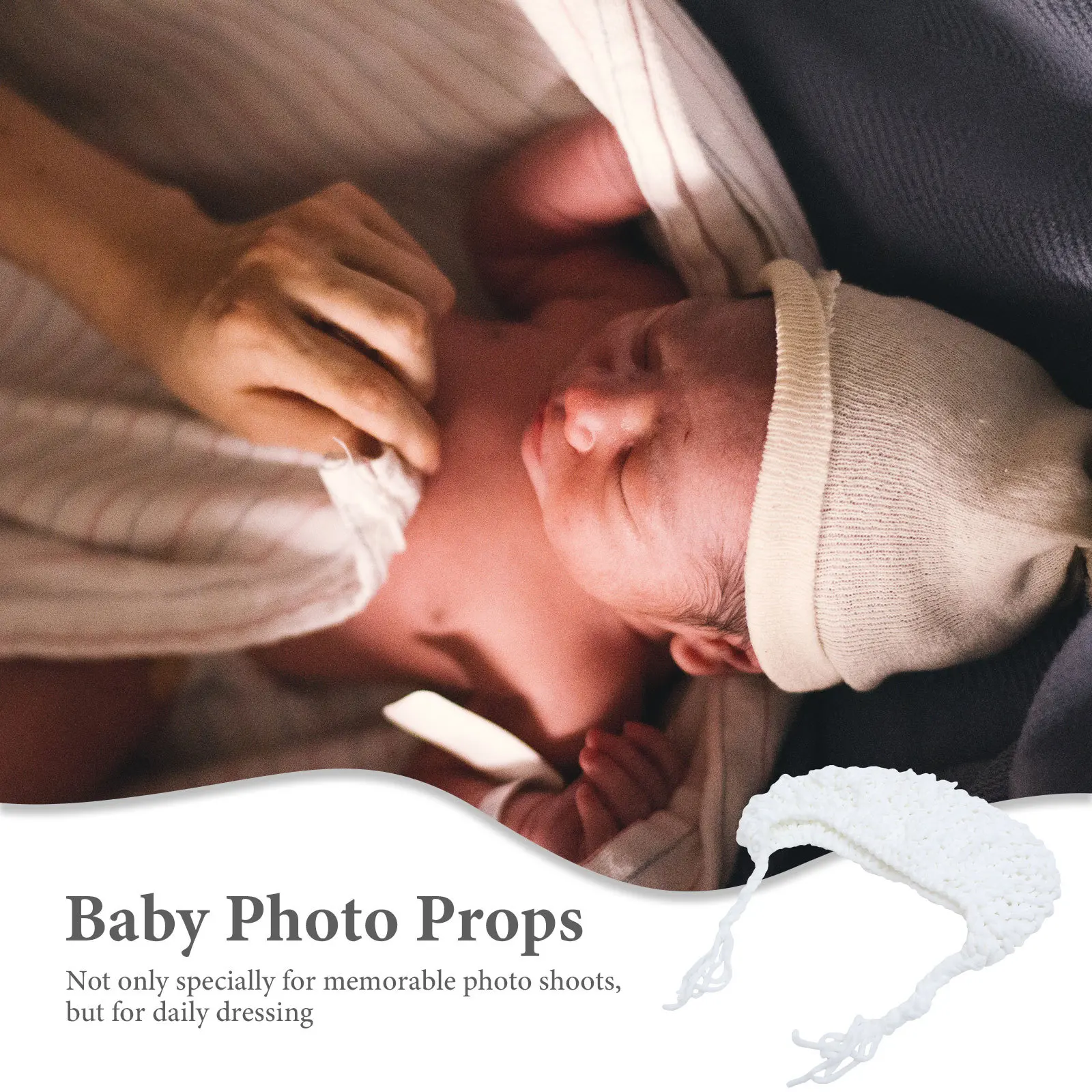 1 pz puntelli per fotografia per bambini mini amaca lavorata a maglia neonato foto outfit fotografia puntello regalo puntelli per foto