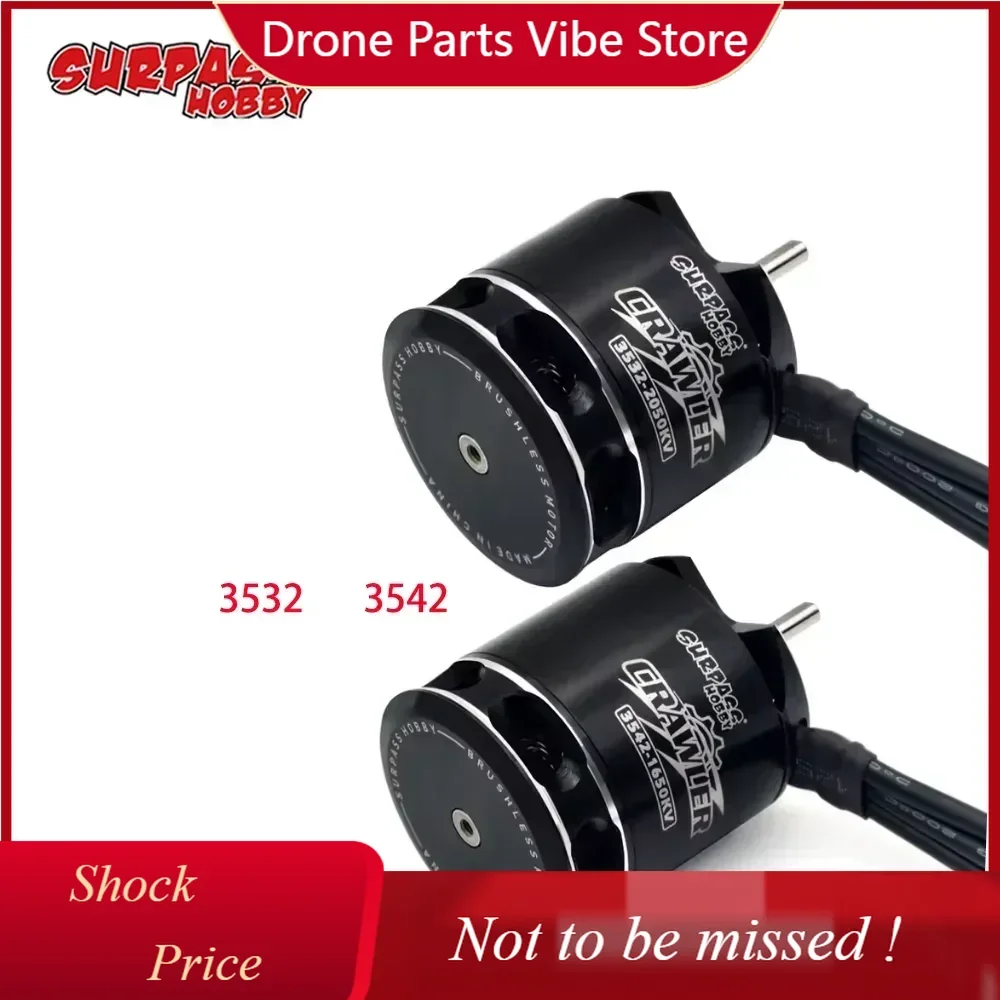 

DP RC Motor Surpass Hobby 3532 3542 Crawler Outrunner Brushless Motor for 1/10 1/12 RC Crawler Car Axial SCX10 TRX-4 TRX-6 Tamiy
