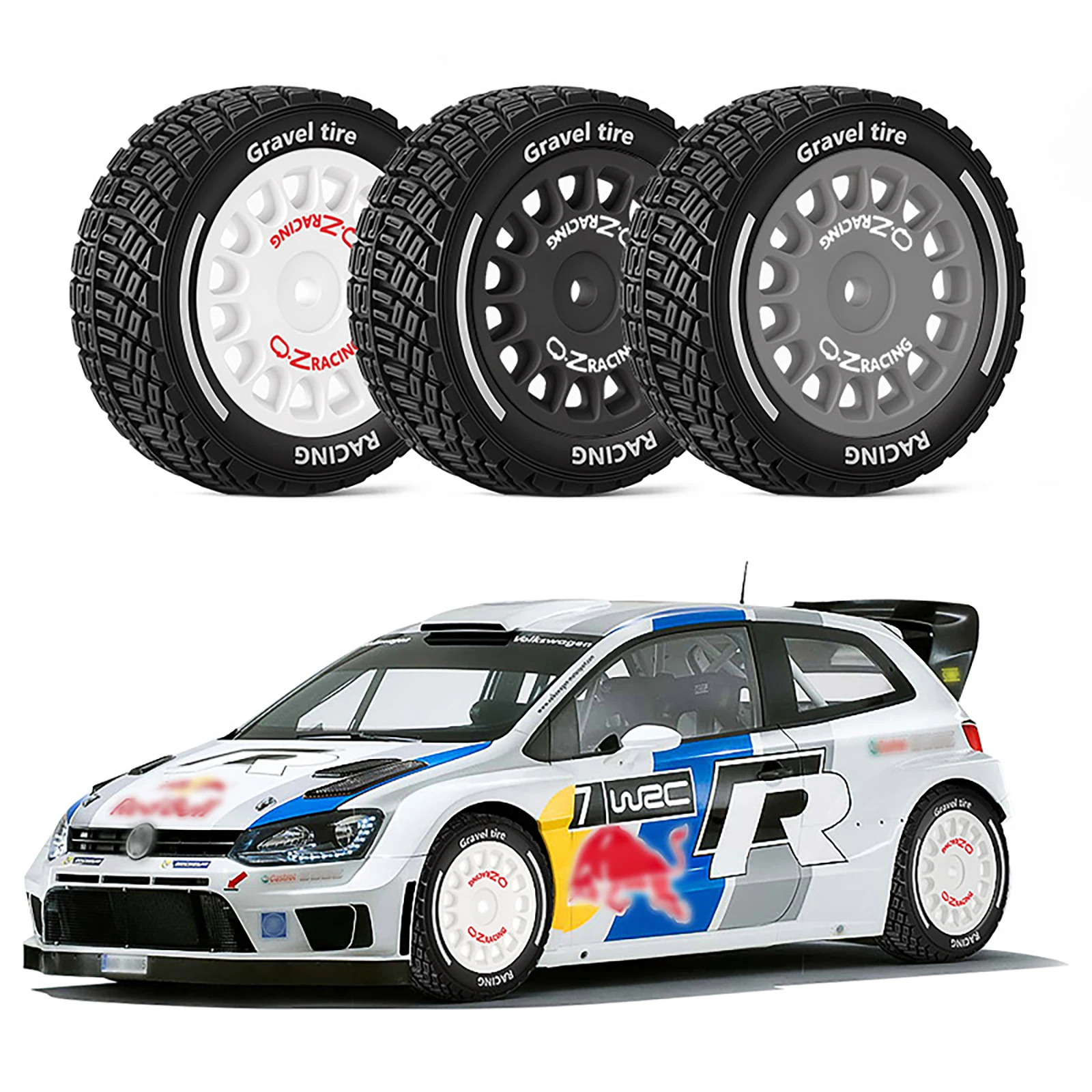 

4pcs RC Rally Off-Road Buggy Wheel Hub Tire for 1/14 MJX Hyper Go 14301 14302 14303 14304 RC Car Upgrade Accessories