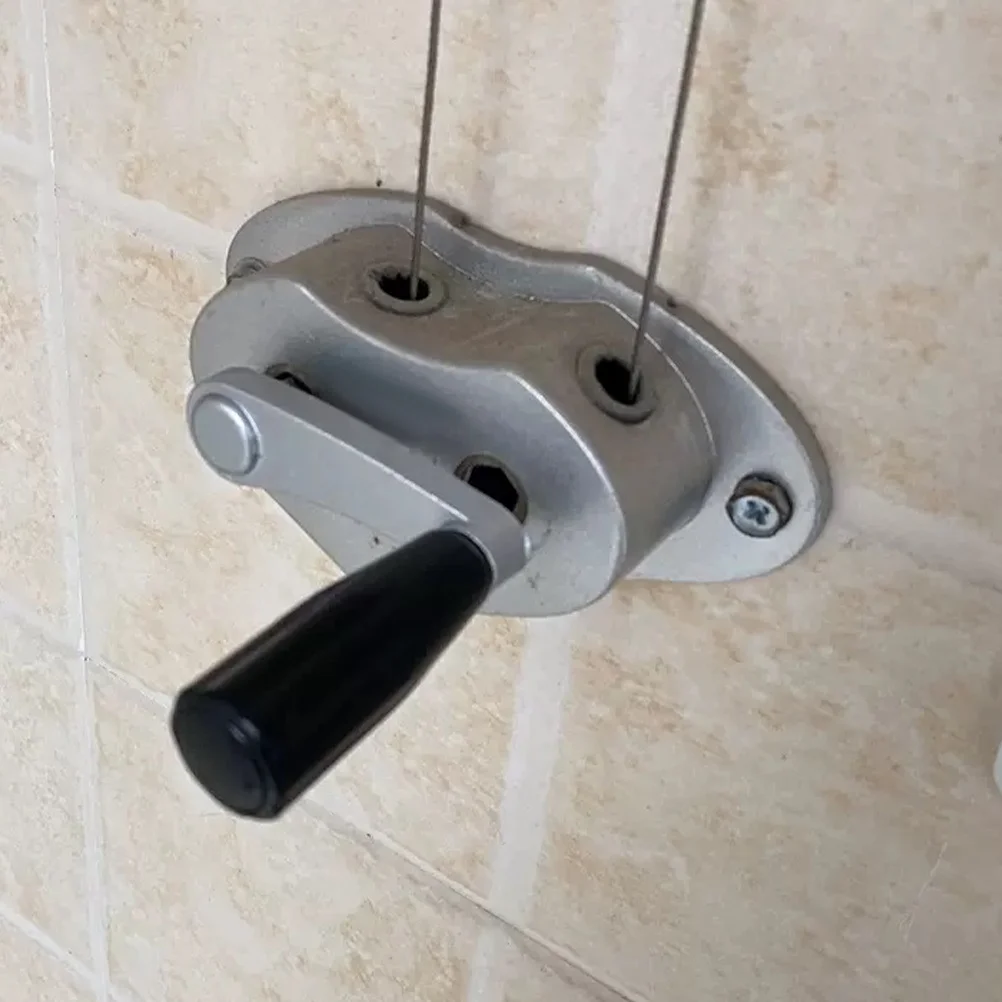 

Manual Hand Crank Clothes Drying Rack Handle Six-Tooth Angle Grip Stable Laundry Hanger Replacement Metal Handle For Lift