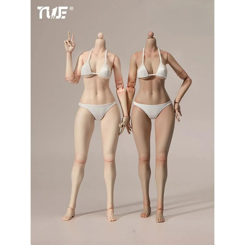 True1Toys 1/6 EC3027 EC3028 أنثى ضيق الكتف جسم مشترك 12 ''تنقل مشترك كامل الضوء الأبيض القمح عمل الشكل الدمى #3