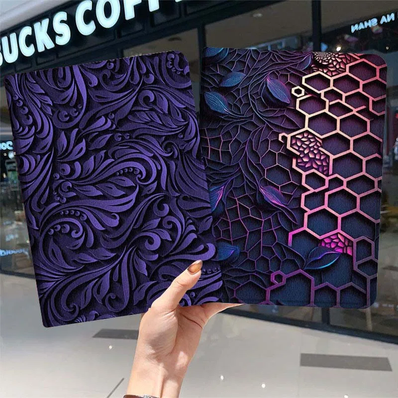 

Purple Swirl Pattern Popular Gift For Samsung Galaxy Tab A7 A A8 A9 A11 S6 S11 10.1 10.4 10.5 Inch Lite PLus Soft Tablet Case