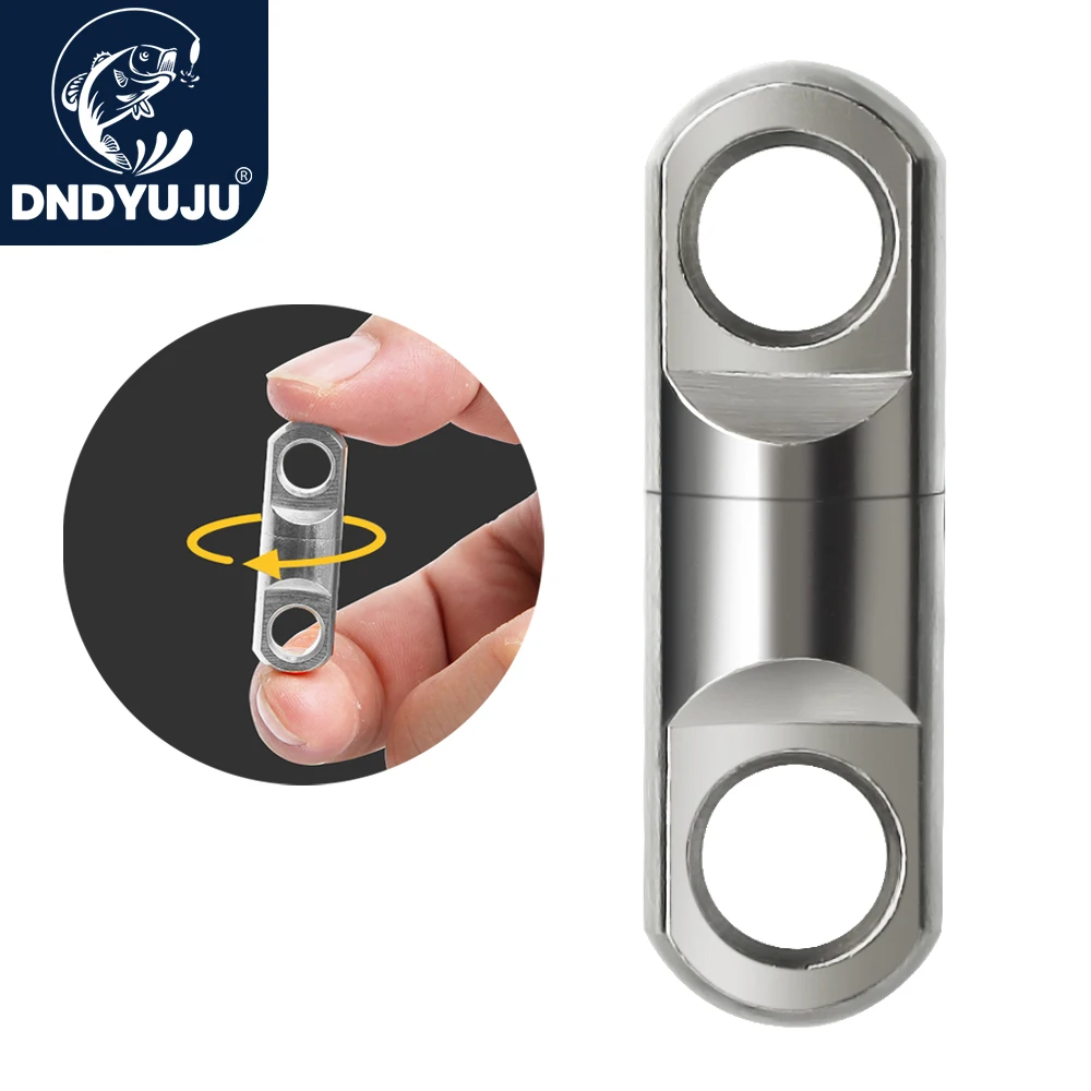 DNDYUJU 6-10pcs Fishing Brass Alloy Solid Swivels Bearing Swivels Fishhooks Lure Connector seawater Trawl fishing Accessories