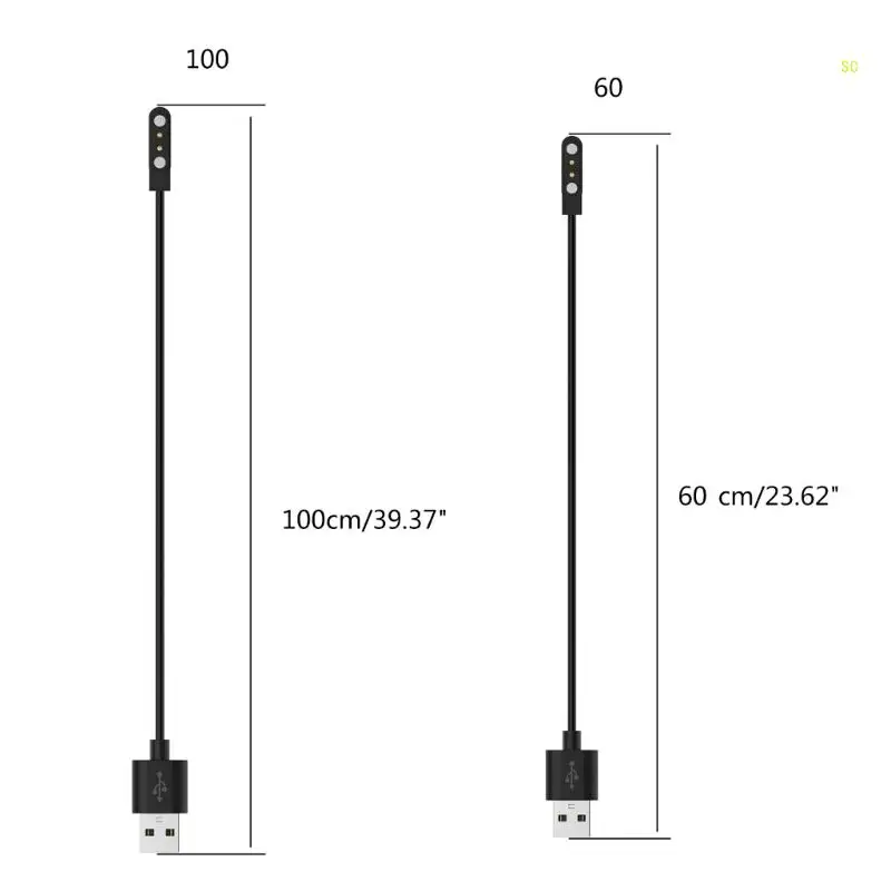 2-Pin USB Data Charging Cable For Kieslect Watch K10 K11 Dropship