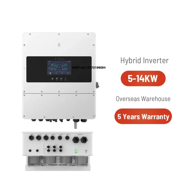 Pure Sine Wave Hybrid Inverter 5kw 6kw 8kw 10kw 12kw 14kw PV System DC AC Solar Power Triple Phase Inverter High Efficiency