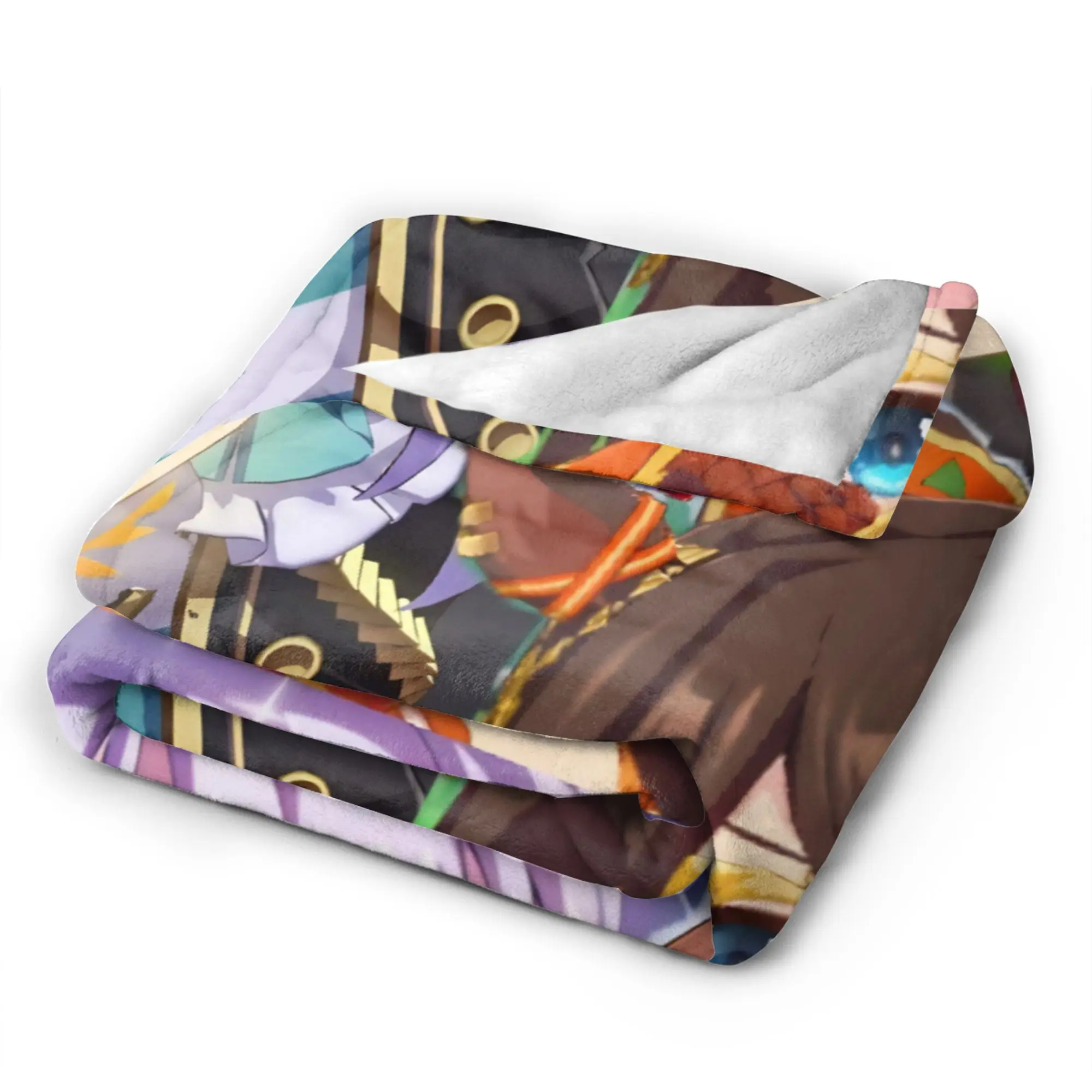 Umamusume جميلة ديربي أنيمي بطانية الترا لينة رمي البطانيات لغرفة المعيشة 50x60 بوصة متعددة الحجم رميات وبطانيات