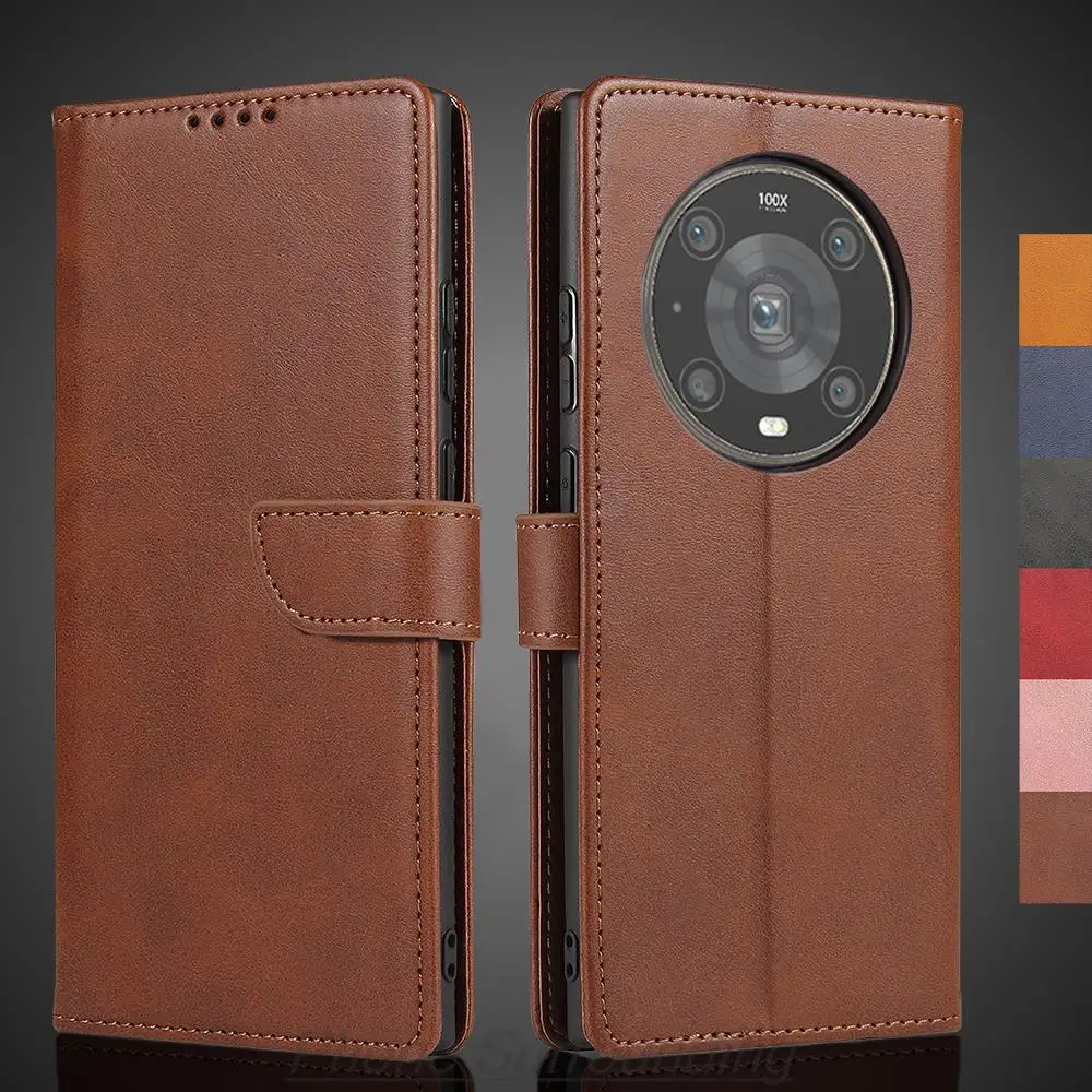

Wallet Flip Cover Leather Case for Huawei Honor Magic 4 Pro / Magic4 Pro Pu Leather Phone Bags protective Holster Fundas Coque
