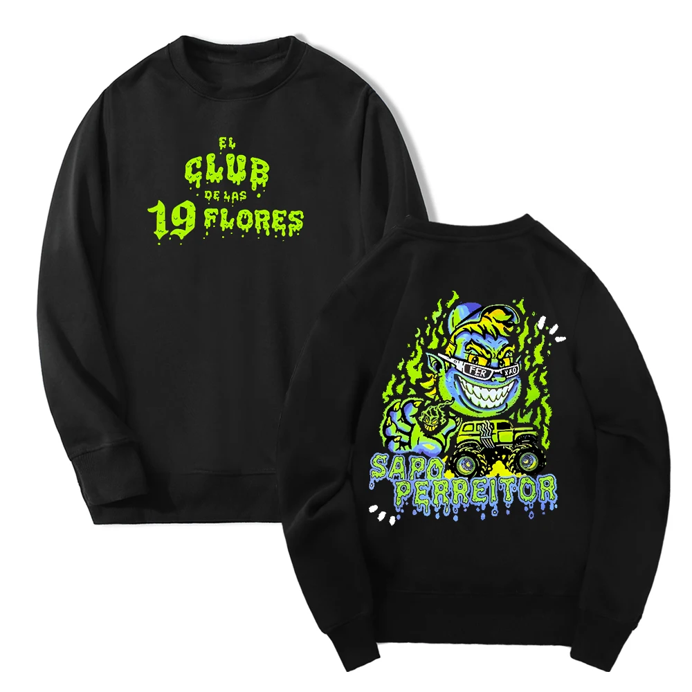 

Feid Mor No Le Temas a la Oscuridad Album Merch 2024 Tour Crewneck Long Sleeve Streetwear Women Men Sweatshirt Hip Hop Clothes