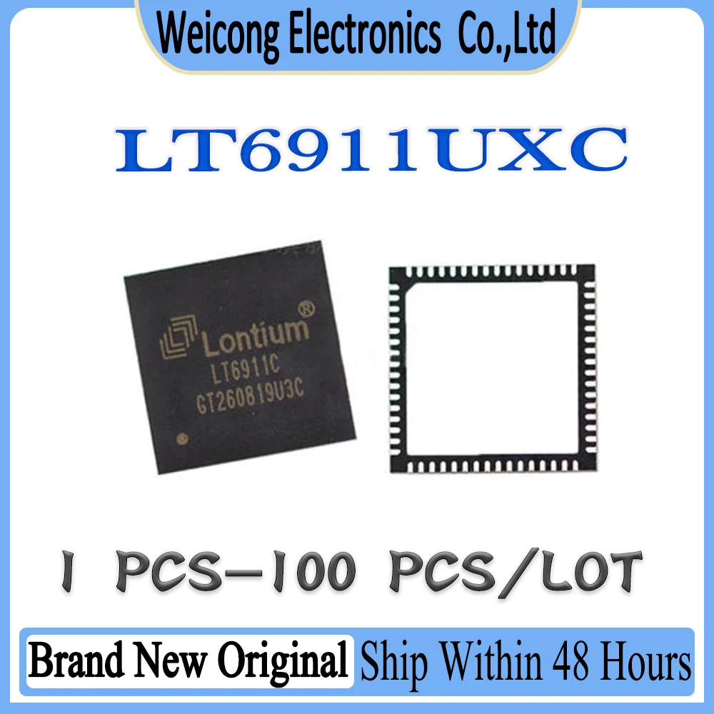 

100% Brand New Original LT6911UXC LT6911UX LT6911U 6911UXC LT6911 LT691 LT69 LT6 LT IC Chip QFN-64