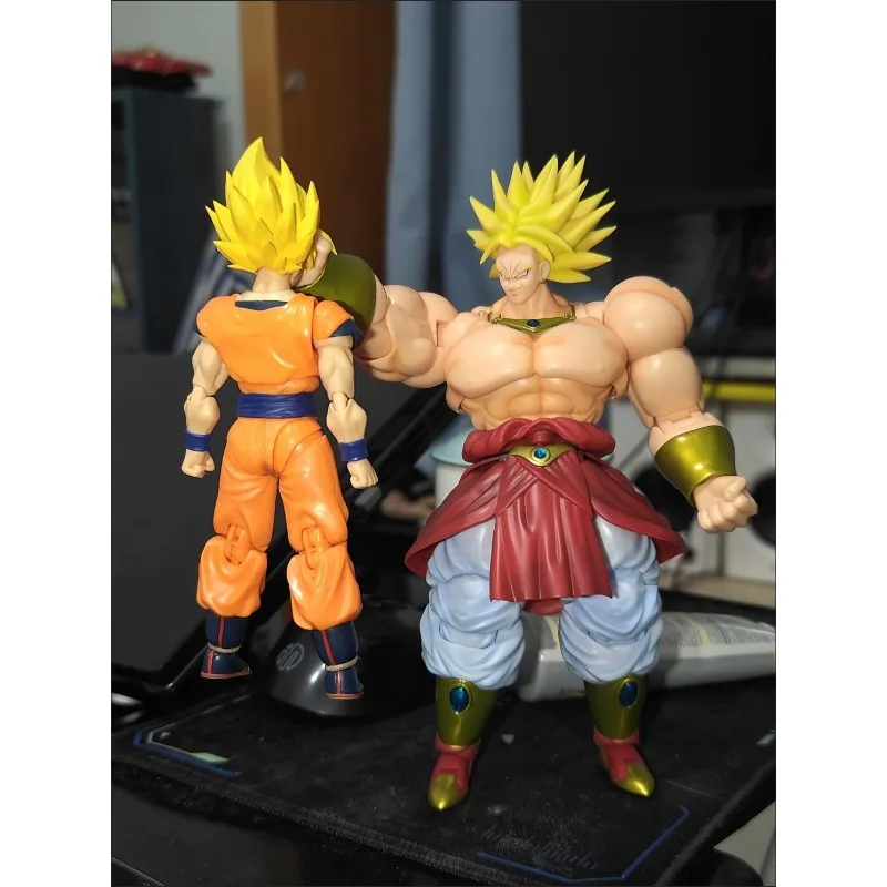 

In Stock Dragon Ball SHF Son Broly Goku Vegetto SSJ4 Super Saiyan 4 Untamed Power Anime Action Figure Model Toys