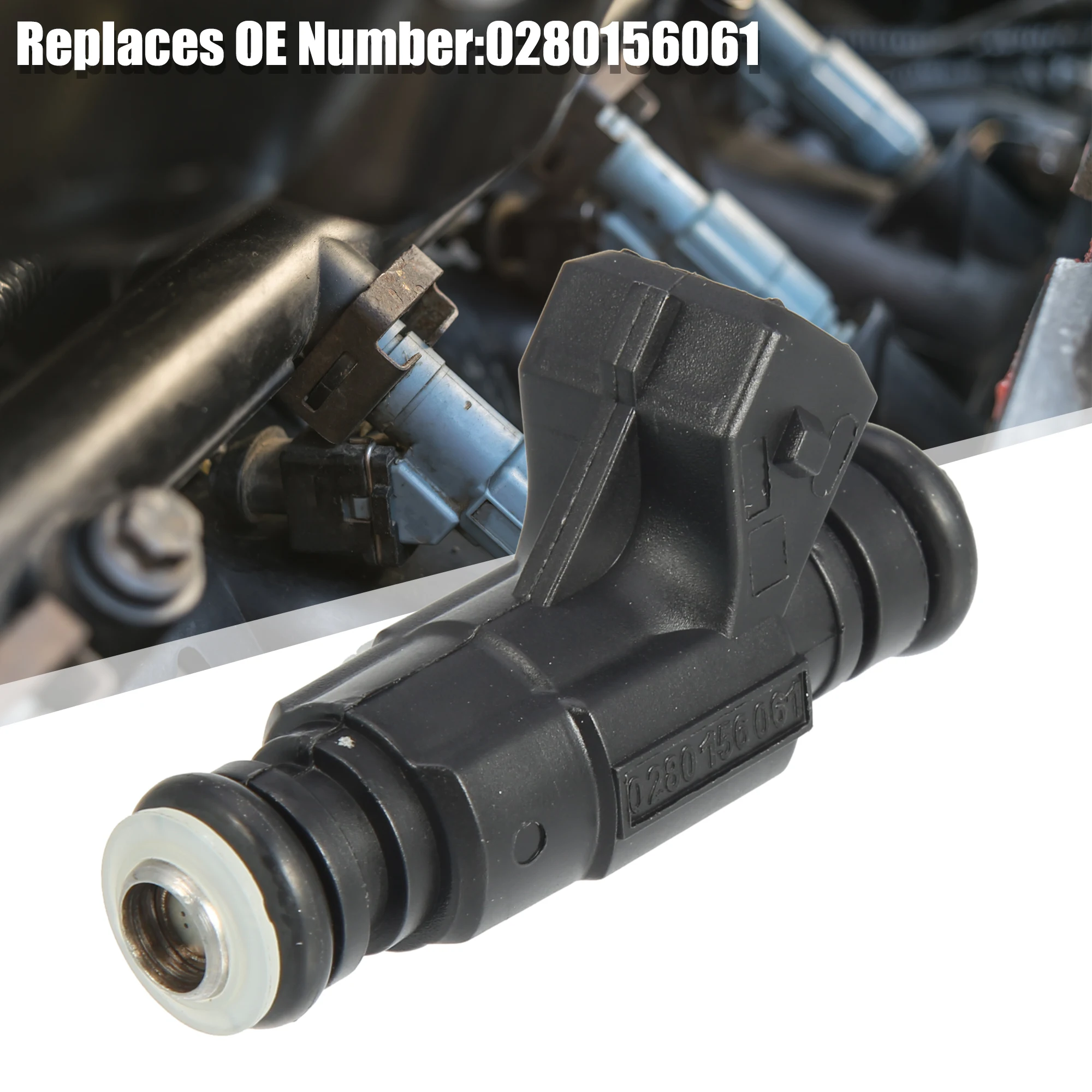 

UXCELL 4 шт. 0280156061 Форсунка топливной форсунки для Audi TT для VW GTI 1.8T 2001-2006