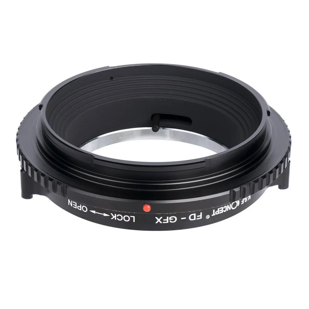 K&F Concept Lens Adapter for Canon FD/FL Lenses to Fuji GFX Camera Port Mount Adapter for Fuji GFX Camera 50S GFX 50R GFX 100S