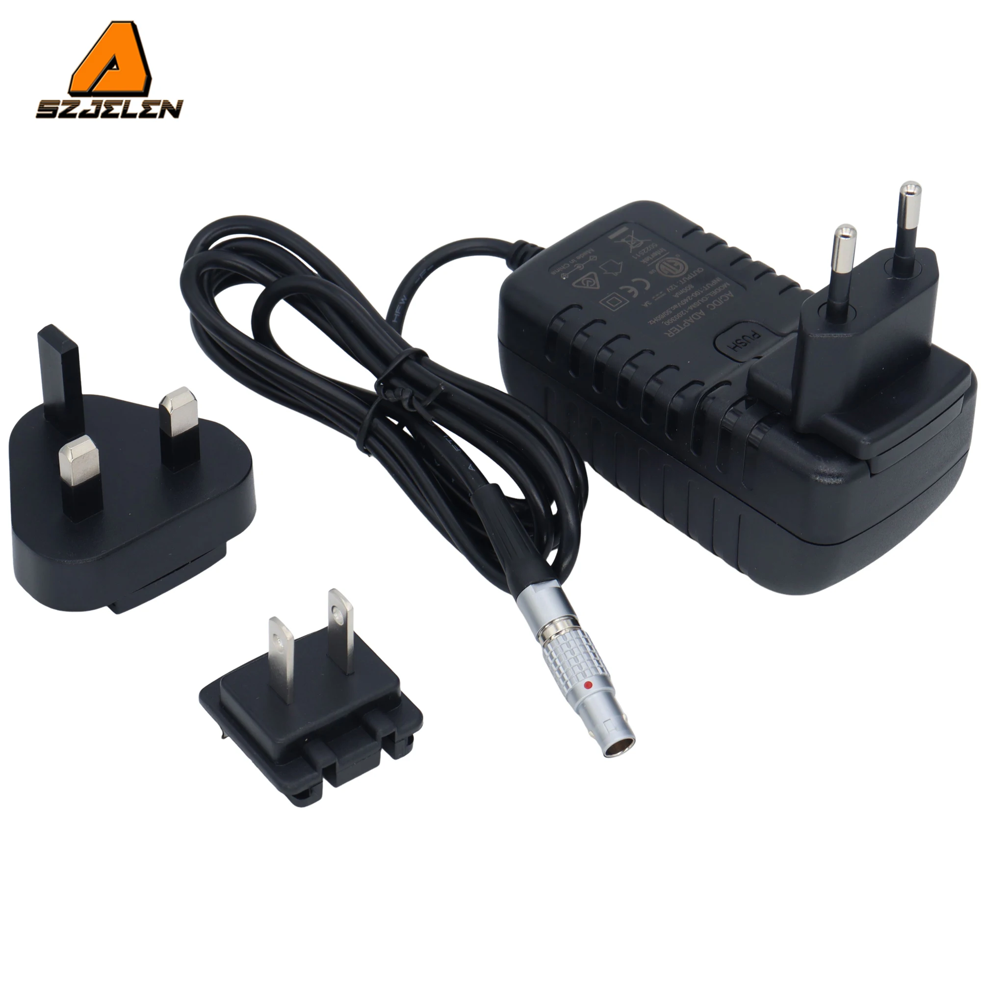220-110V Power Adapter Converter Cable 12V 0B 2pin for Teradek Bolt Power Cable, Magicsky Video Link, Vaxis Power Cable 1.2M