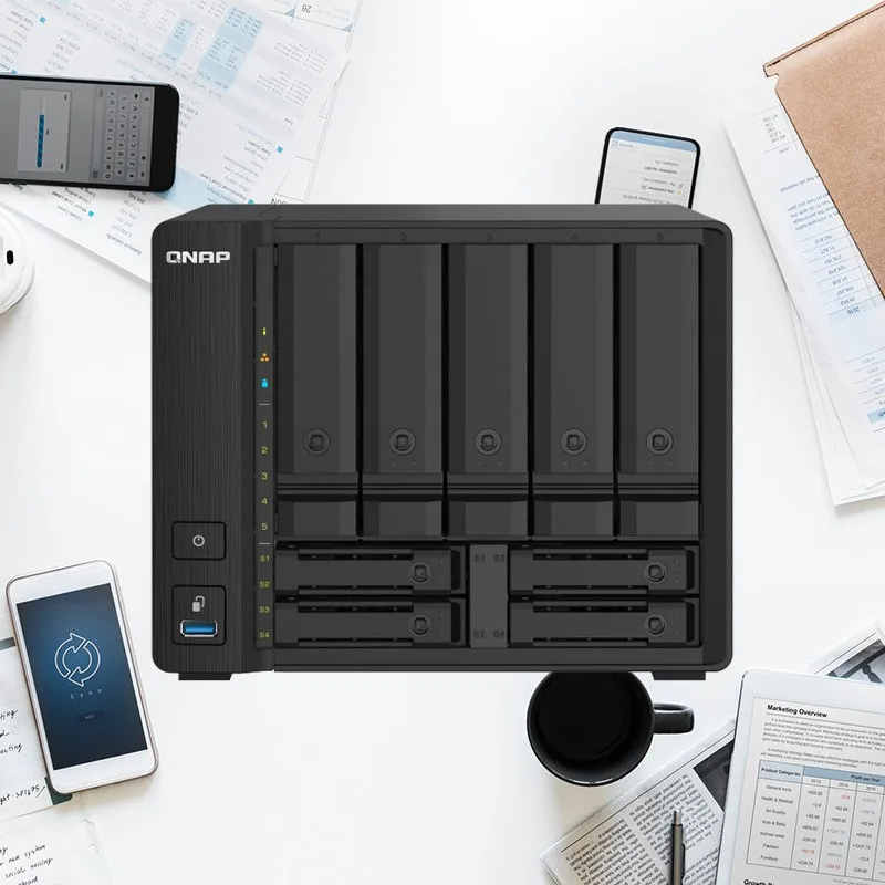 QNAP QNAP-TS-932PX 4G 9 Bay NAS Enclosure 4GB DDR4 RAM Nas Network Storage Server Nas Server