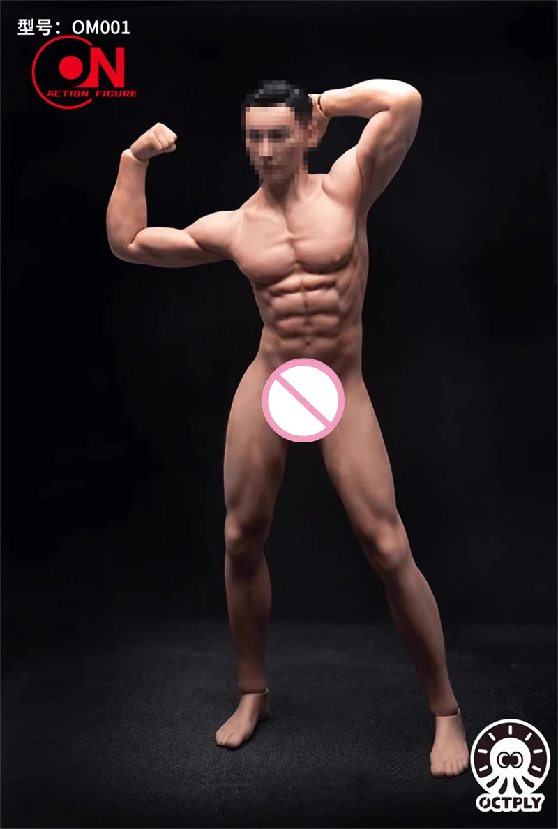 En Stock OCTPLY OM001 1/6 escala acero inoxidable esqueleto cuerpo súper Flexible sin costuras músculo figura masculina cuerpo muñeca