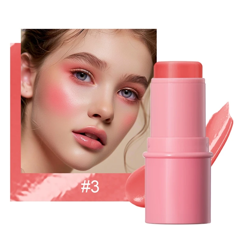 Maquillaje hidratante para cara y mejillas, colorete brillante, aspecto acuoso hidratado para mujer y niña