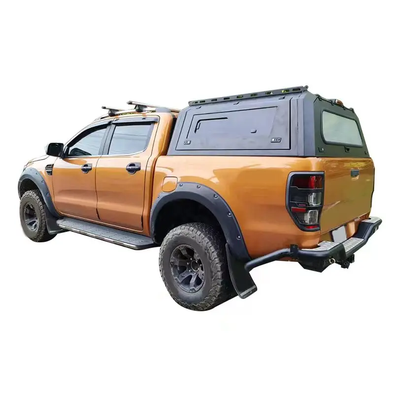 

OEM Factory 4x4 Waterproof Steel hard top camper Pickup truck camper hard shell canopy for for Ford Ranger T6 T7