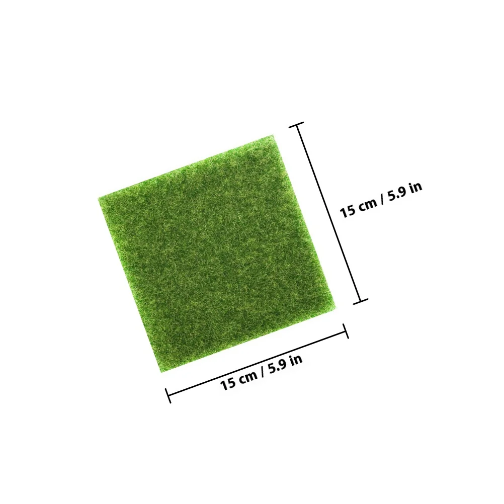 10 قطعة حصيرة من العشب الاصطناعي محاكاة العشب الأخضر الزخرفية فو العشب العشب لشرفة حديقة الزفاف جدار الفناء في الهواء الطلق داخلي